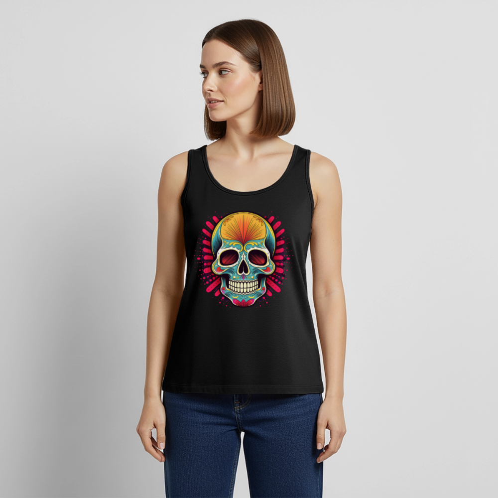 Tanktop Ladies Mexico "Mascarilla Craneo" - Schwarz