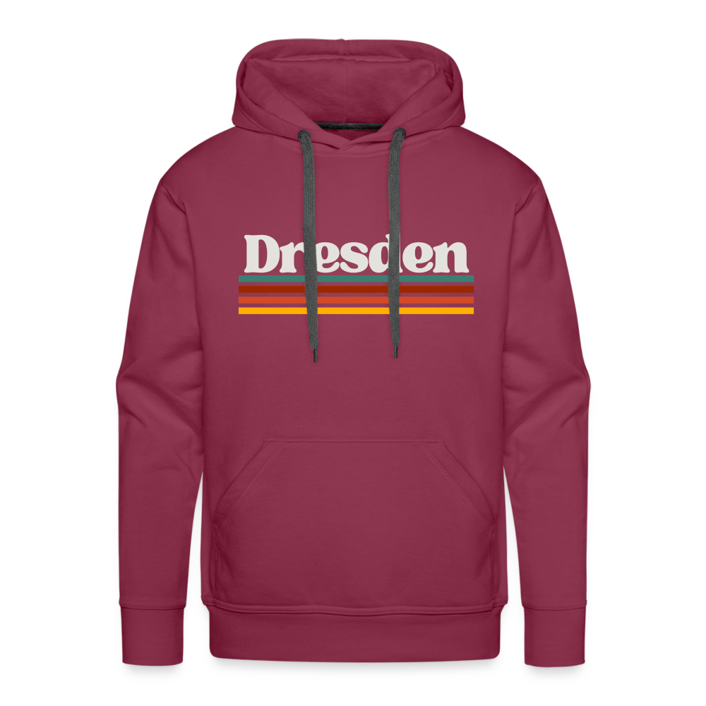 Hoodie Dresden "Retro" - Bordeaux