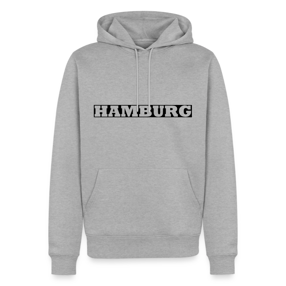 Hoodie Hamburg "Bold" Dark Edition - Grau meliert