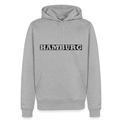 Hoodie Hamburg "Bold" Dark Edition - Grau meliert