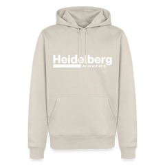 Hoodie Heidelberg "Bold GPS White" - Beige