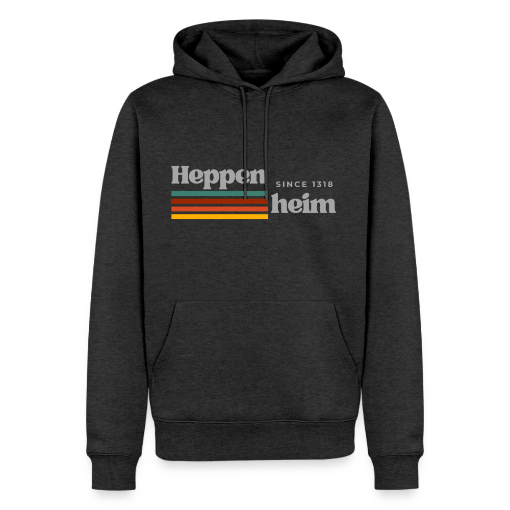 Hoodie Heppenheim "Retro" - Anthrazit meliert