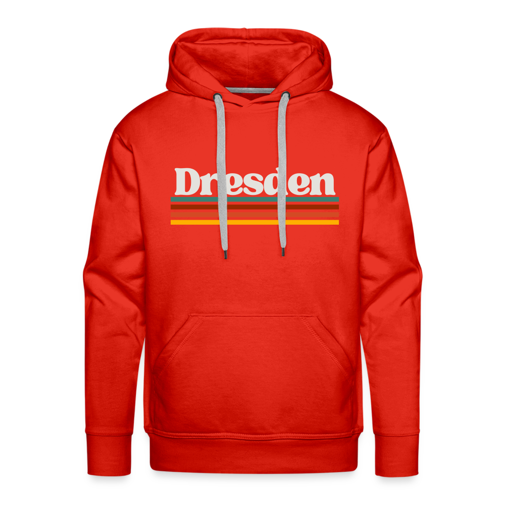 Hoodie Dresden "Retro" - Rot
