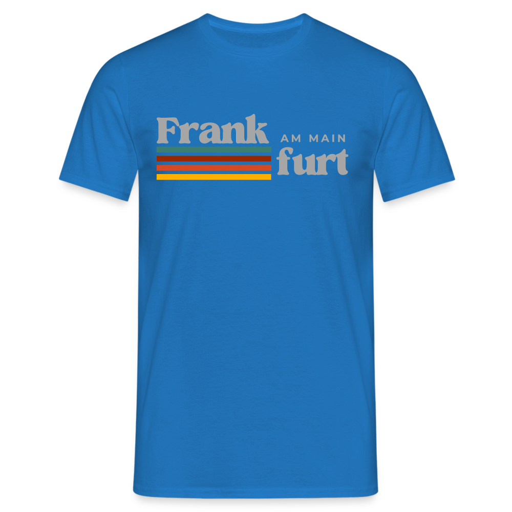T-Shirt Frankfurt (Main) "Retro" - Royalblau