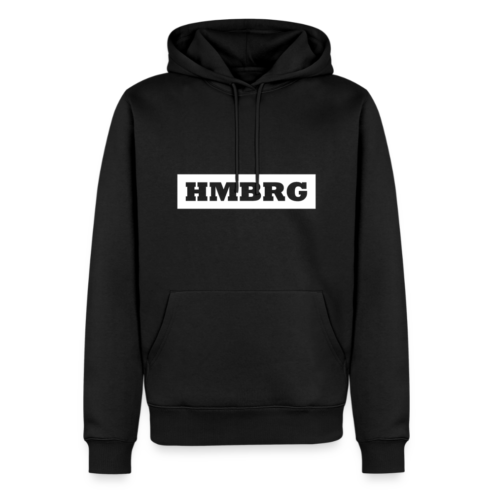 Hoodie Hamburg "HMBRG" Bright Edition - Schwarz