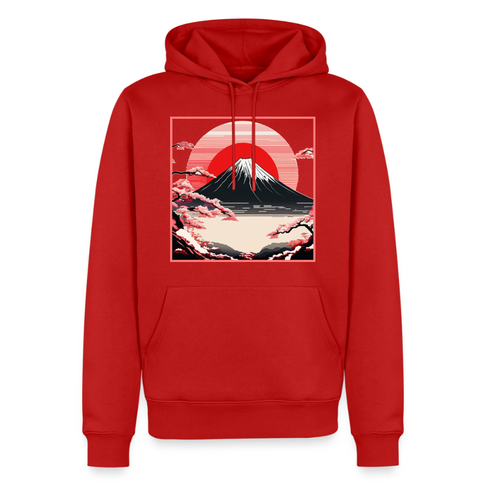 Hoodie Japan "Fuji" - Rot