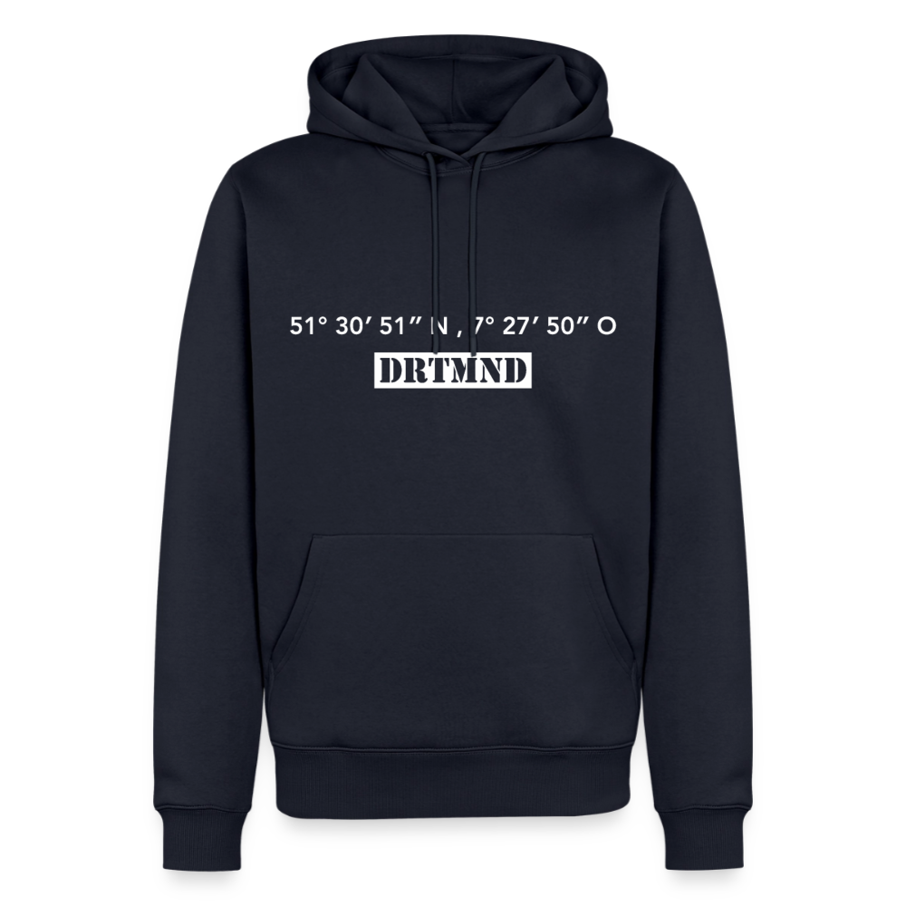 Hoodie Dortmund "DRTMND GPS" Bright Edition - Navy