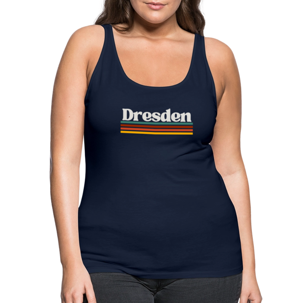 Tanktop Ladies Dresden "Retro" - Navy
