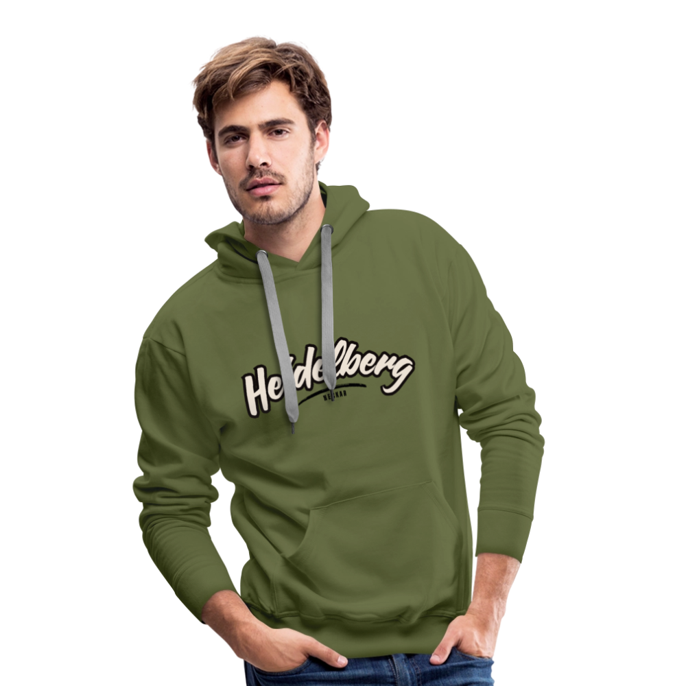 Hoodie Heidelberg "Graffiti Tag" - Olivgrün