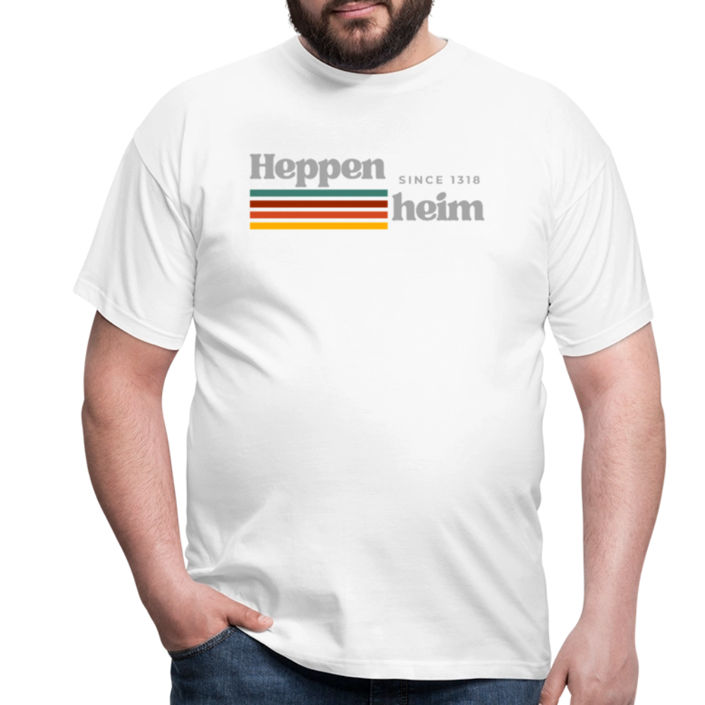 T-Shirt Heppenheim "Retro" - Weiß