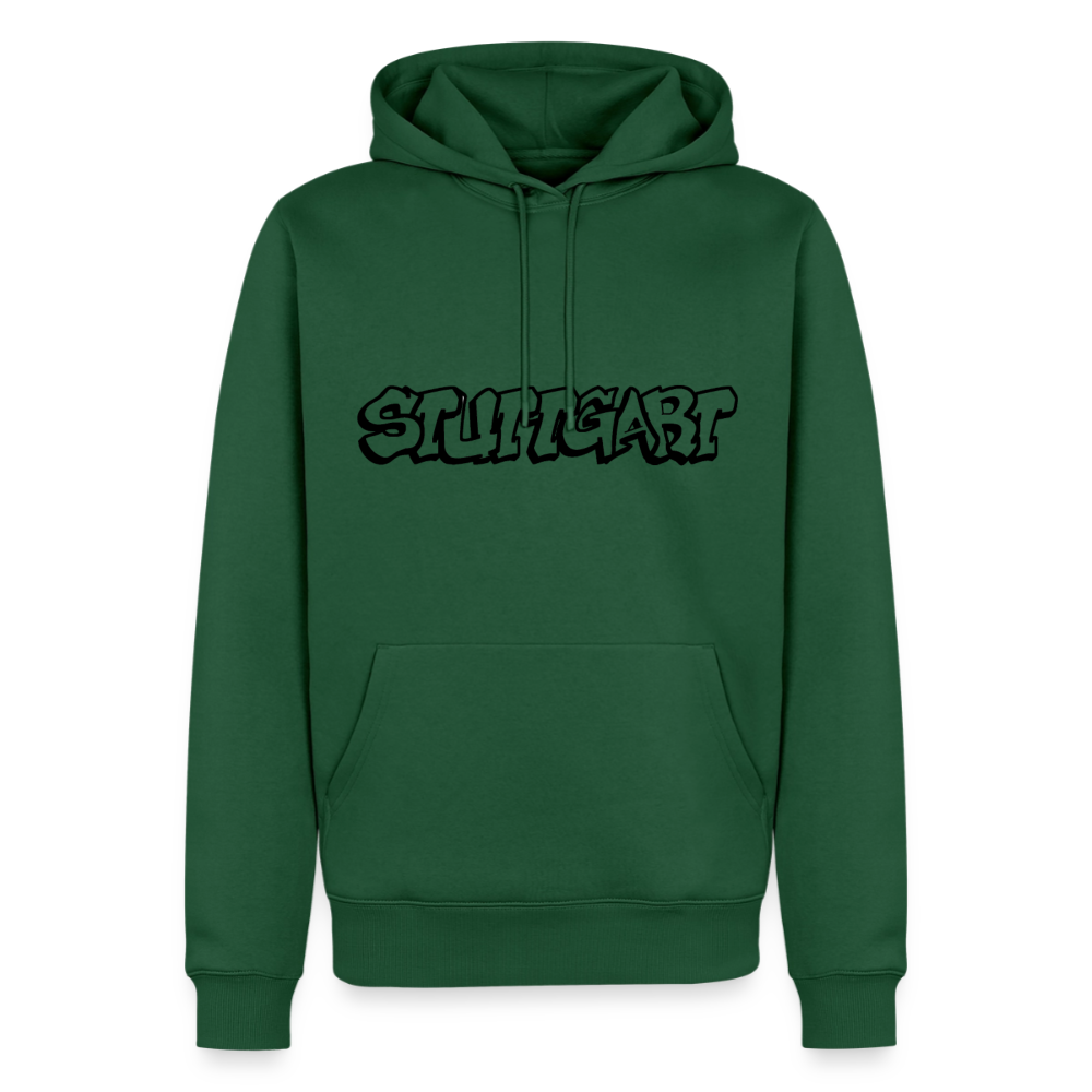 Hoodie Stuttgart "Graffiti" Dark Edition - Flaschengrün