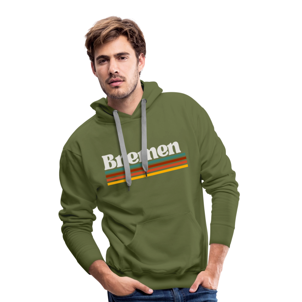 Hoodie Bremen "Retro" - Olivgrün