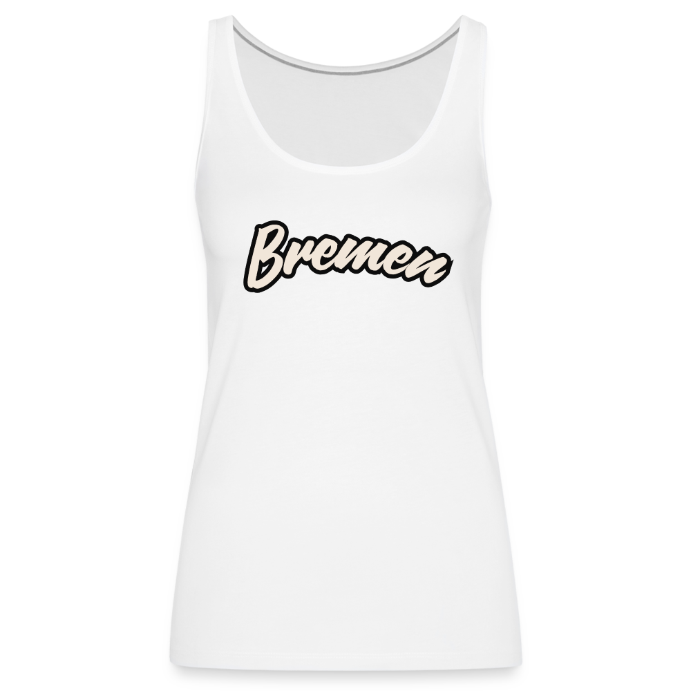 Tanktop Ladies Bremen "Graffiti Tag White" - Weiß