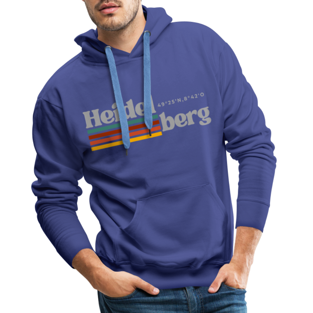 Hoodie Heidelberg "Retro" - Königsblau