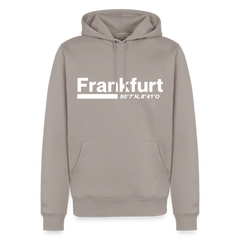 Hoodie Frankfurt (Main) "Bold GPS White" - Taupe