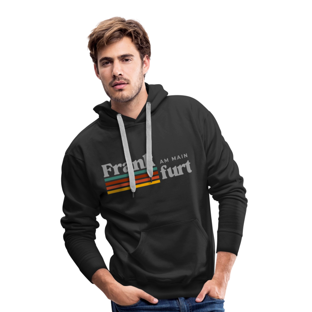 Hoodie Frankfurt (Main) "Retro" - Schwarz