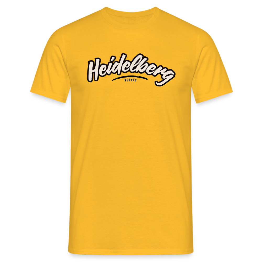 T-Shirt Heidelberg "Graffiti Tag" - Gelb