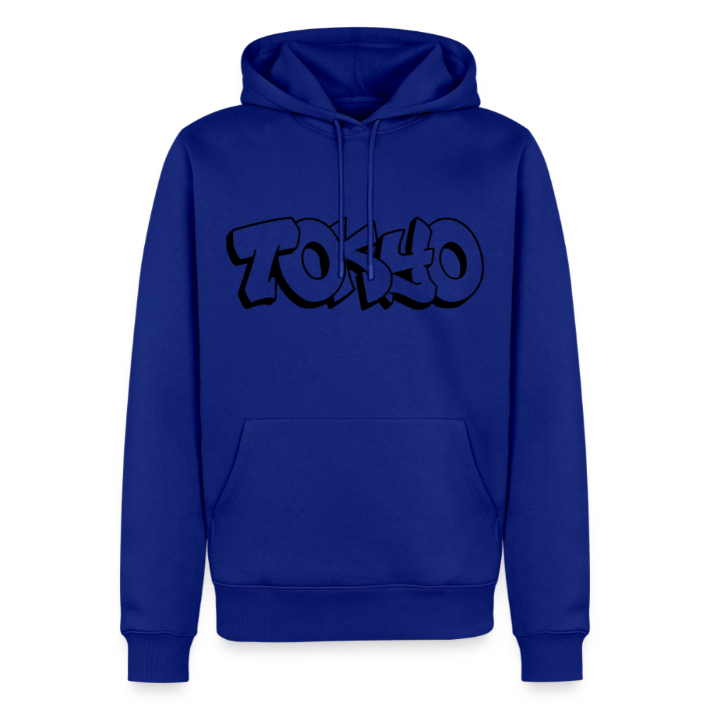 Hoodie Japan Graffiti "Tokyo Plain" - Royalblau