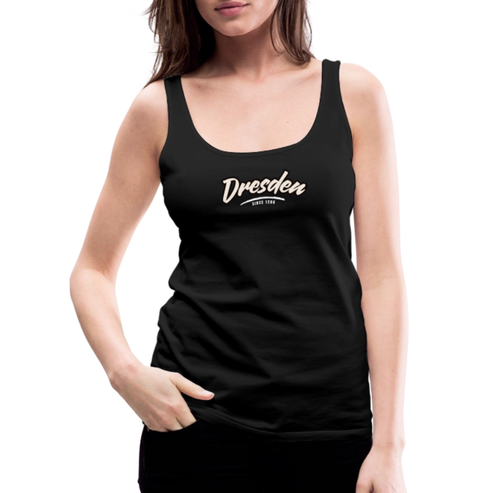 Tanktop Ladies Dresden "Graffiti Tag White" - Schwarz