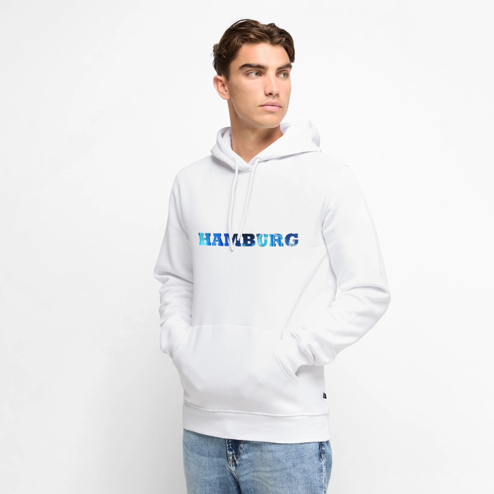 Hoodie Hamburg "Panorama Bold" - Weiß