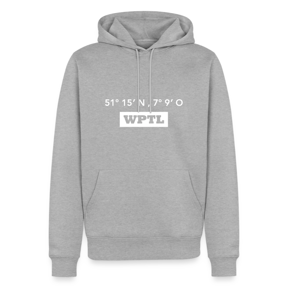 Hoodie WPTL "GPS" Bright Edition - Grau meliert
