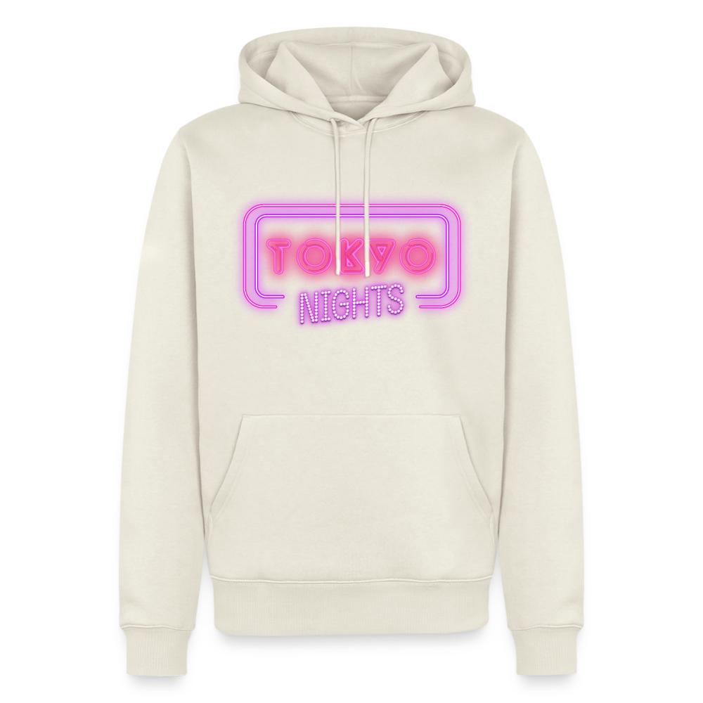 Hoodie Japan "Tokyo Nights" - Naturweiß