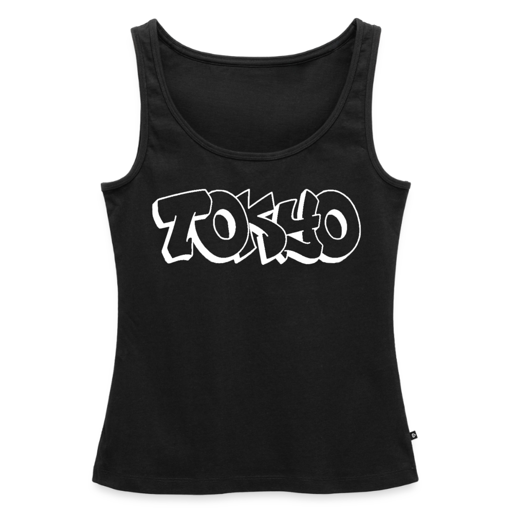 Tanktop Ladies Japan Graffiti "Tokyo Bright Edition" - Schwarz