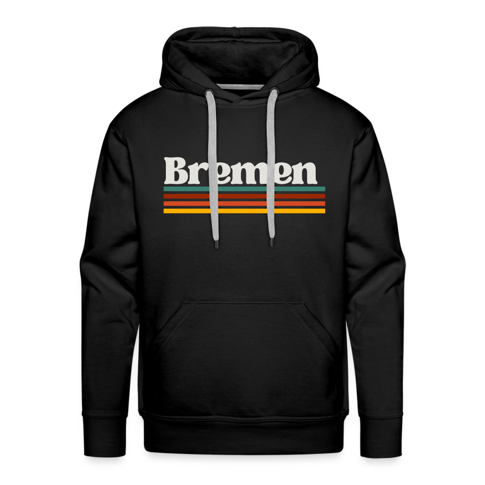 Hoodie Bremen "Retro" - Schwarz