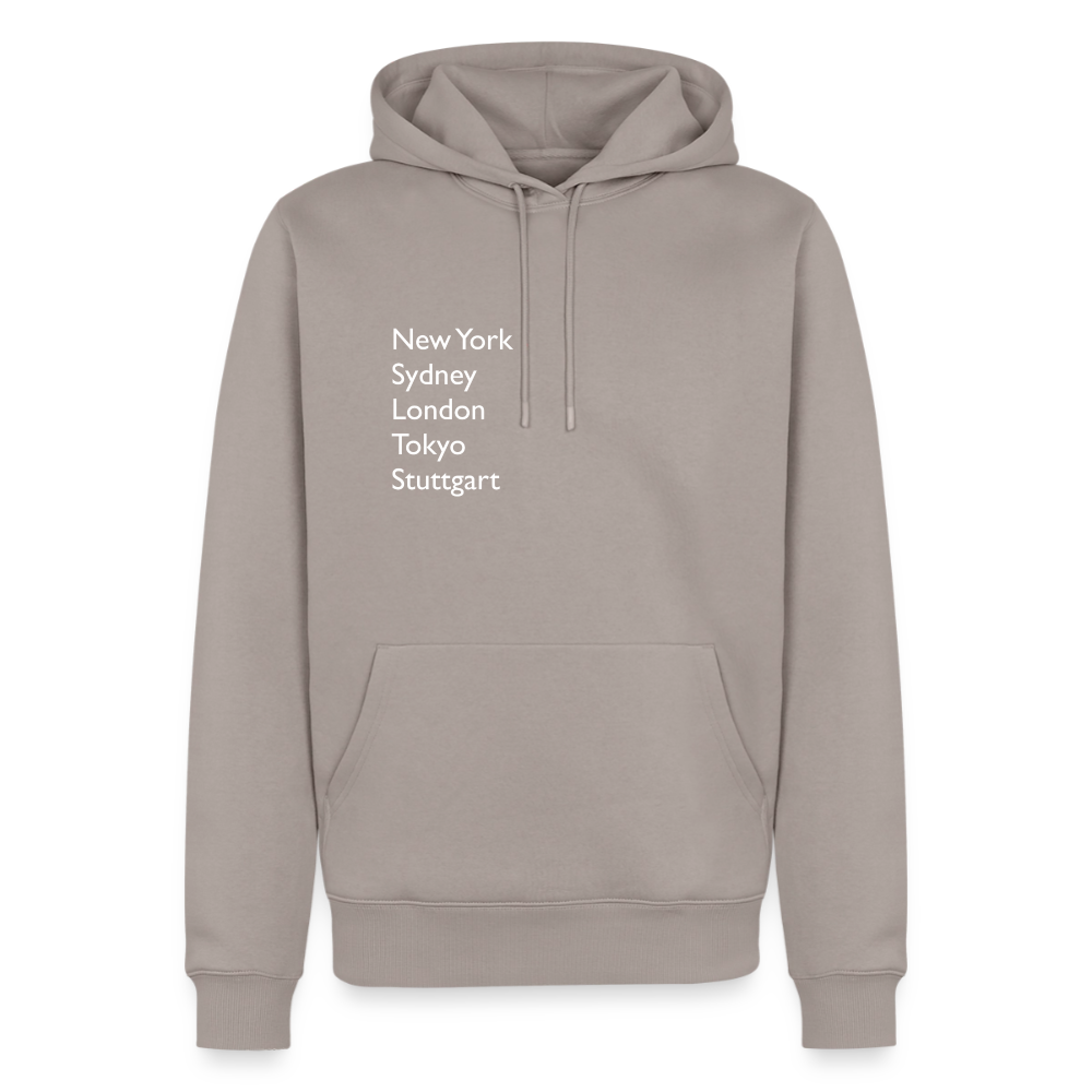 Hoodie Stuttgart "Metropolen" Bright Edition - Taupe