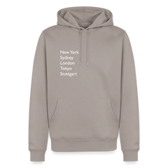Hoodie Stuttgart "Metropolen" Bright Edition - Taupe
