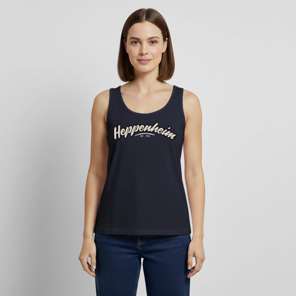 Tanktop Ladies Heppenheim "Graffiti Tag White" - Navy