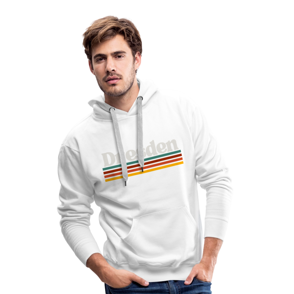 Hoodie Dresden "Retro" - Weiß