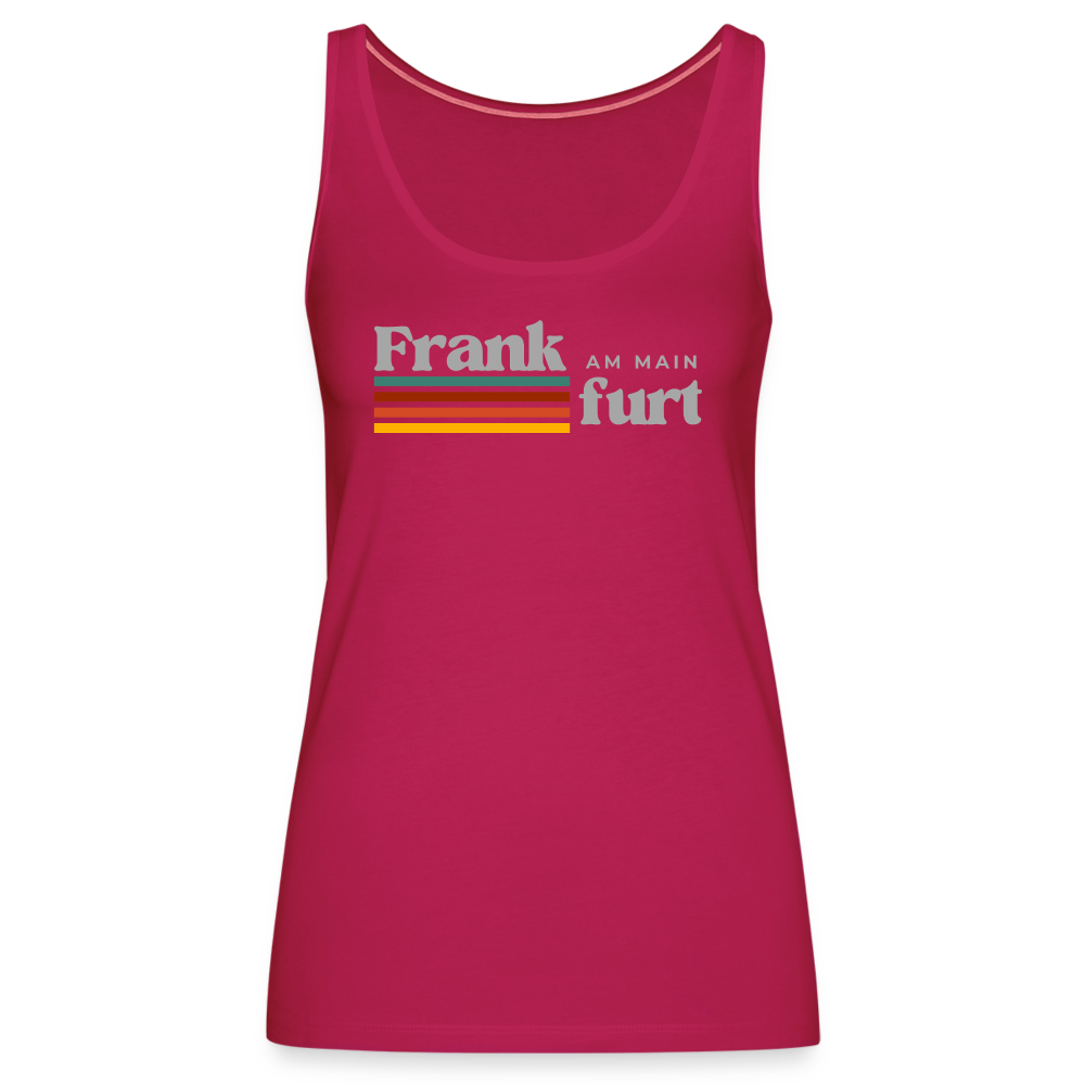 Tanktop Ladies Frankfurt (Main) "Retro" - dunkles Pink