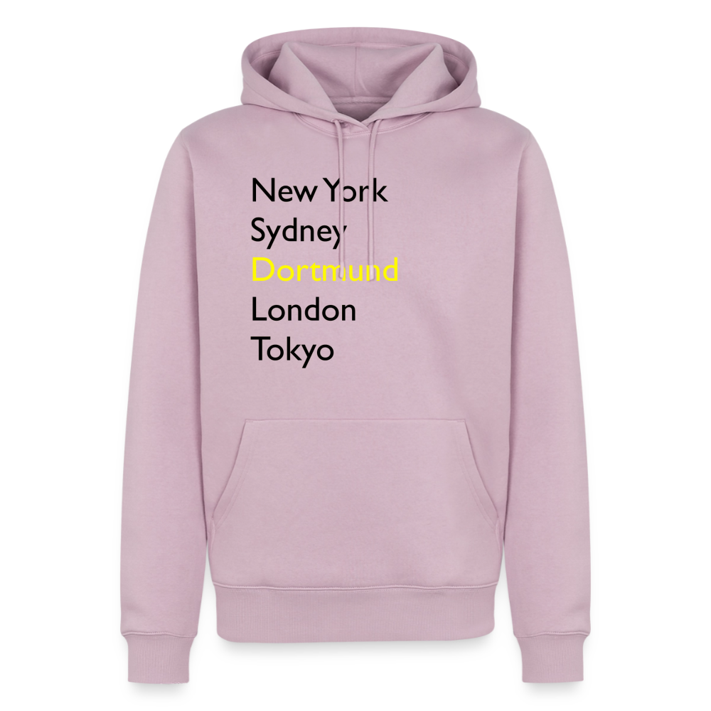 Hoodie Dortmund "Metropolen Big" Dark Edition - Altrosa