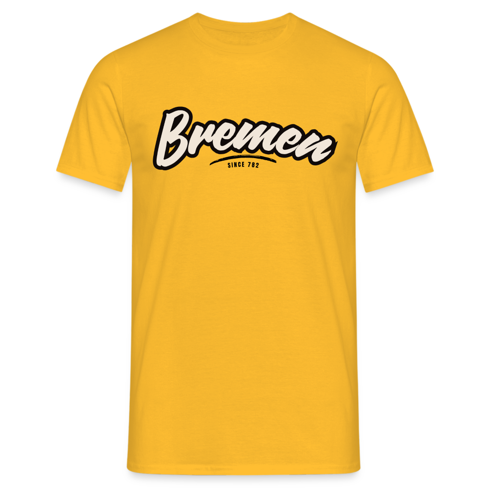 T-Shirt Bremen "Graffiti Tag" - Gelb