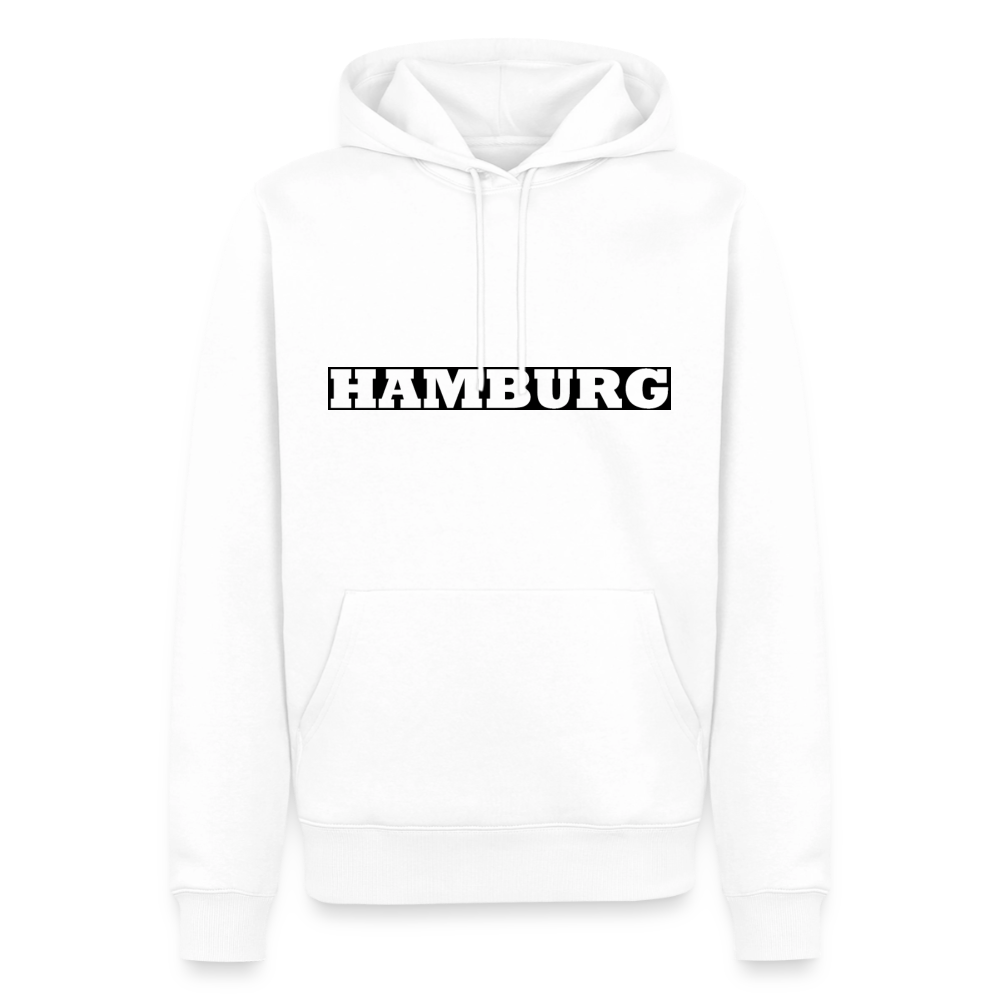 Hoodie Hamburg "Bold" Dark Edition - Weiß