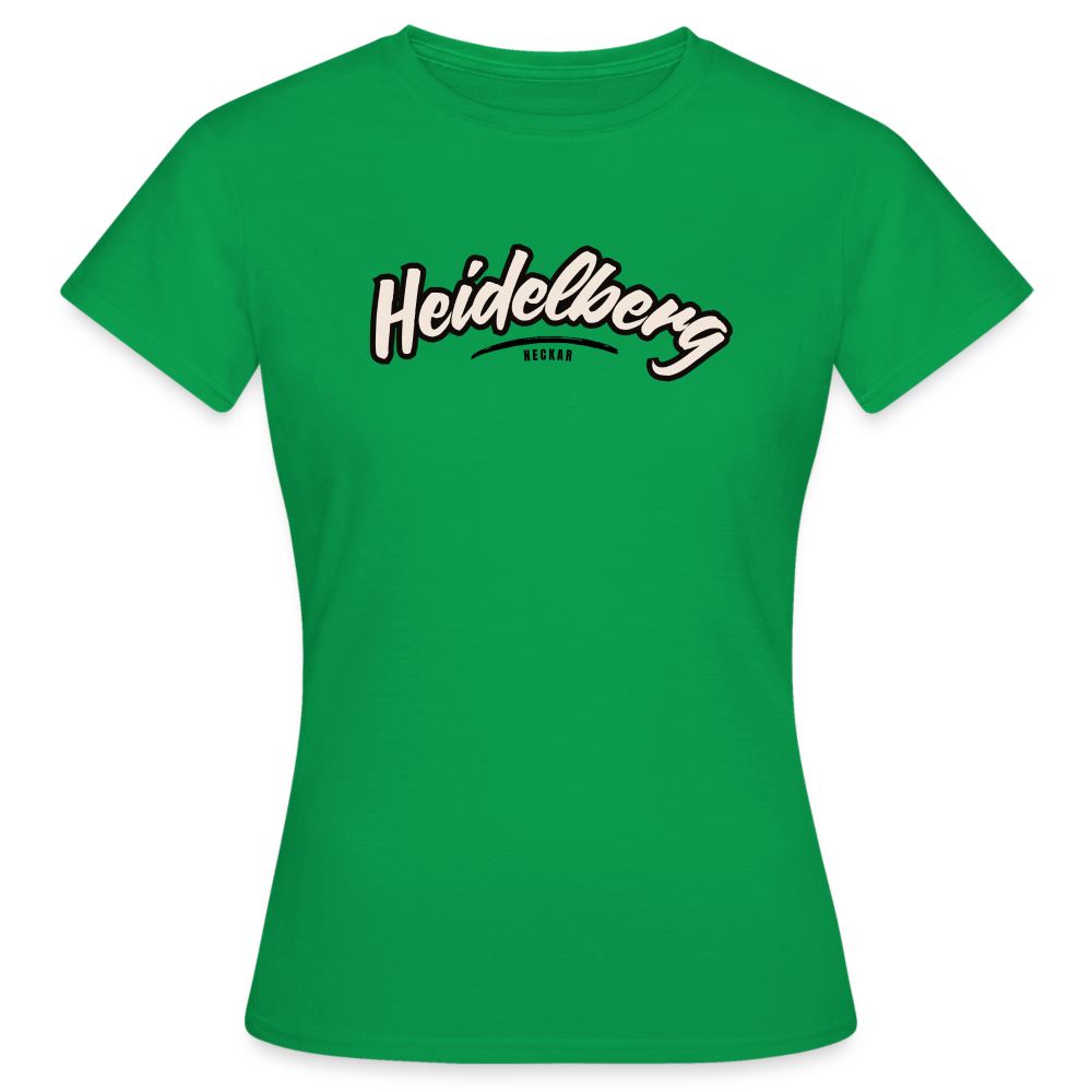 T-Shirt Ladies Heidelberg "Graffiti Tag" - Kelly Green