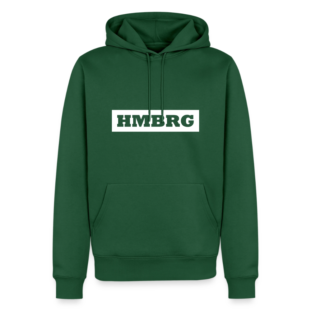 Hoodie Hamburg "HMBRG" Bright Edition - Flaschengrün