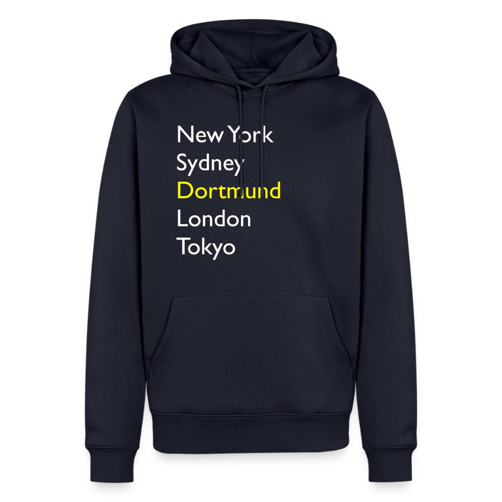 Hoodie Dortmund "Metropolen Big" Bright Edition - Navy