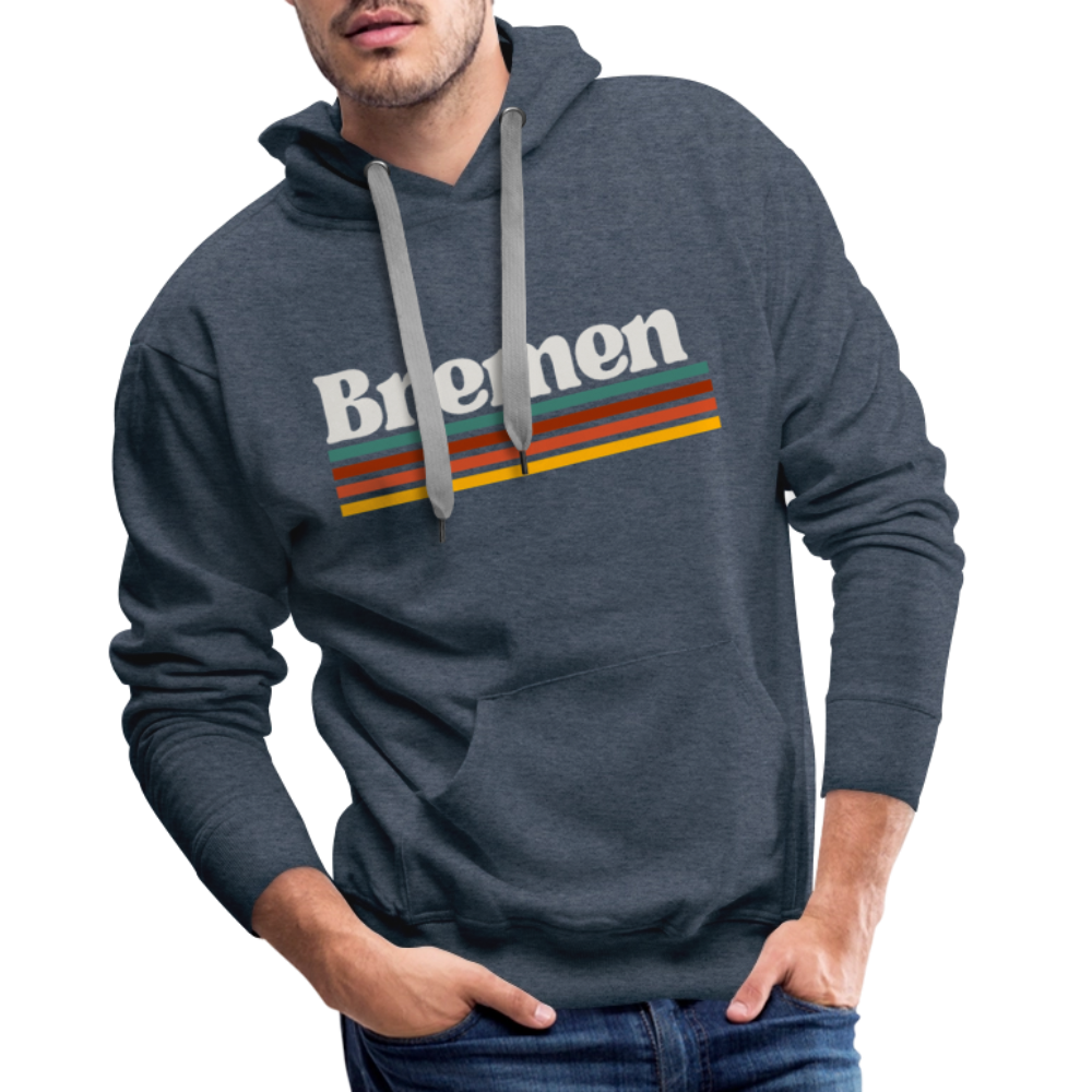 Hoodie Bremen "Retro" - Jeansblau