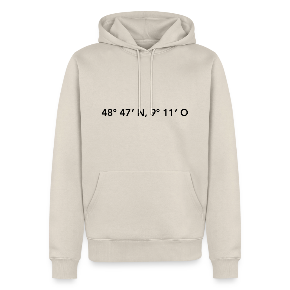 Hoodie Stuttgart "GPS" Dark Edition - Beige