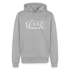 Hoodie Köln "Graffiti" Bright Edition - Grau meliert