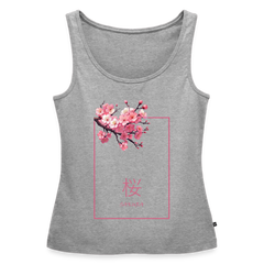 Tanktop Ladies Japan "Sakura" - Grau meliert