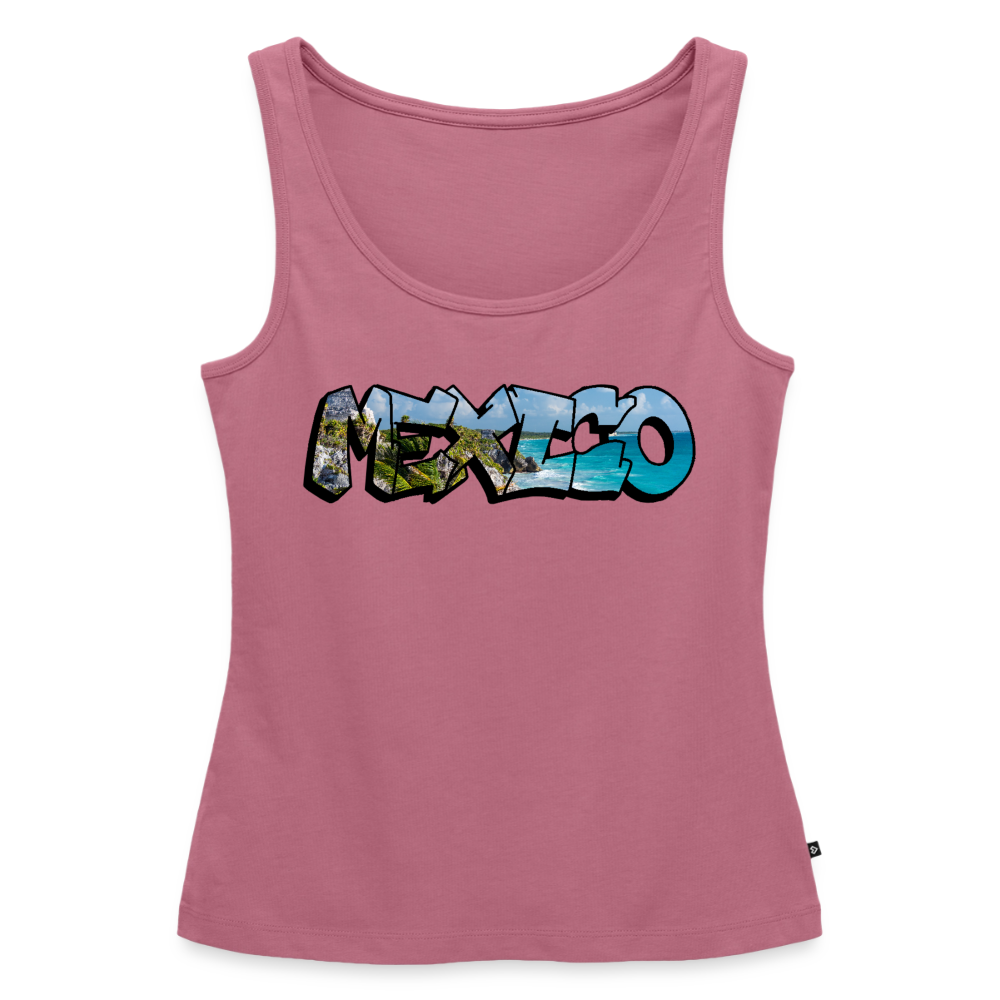 Tanktop Ladies Mexico Graffiti "Riviera" - Mauve