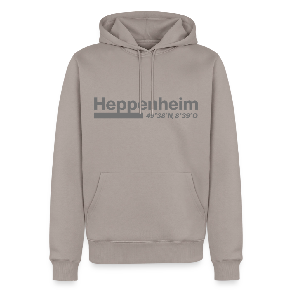 Hoodie Heppenheim "Bold GPS" - Taupe