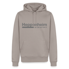 Hoodie Heppenheim "Bold GPS" - Taupe