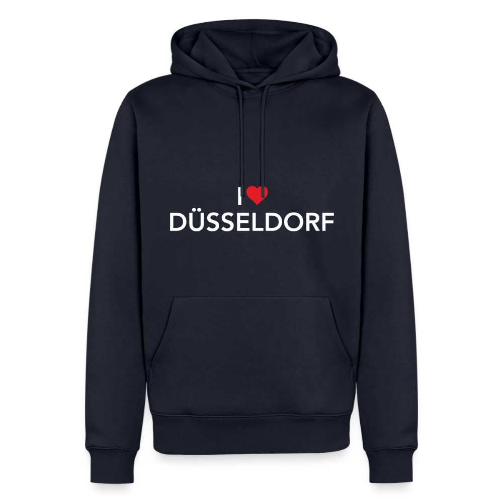 Hoodie "I Love Düsseldorf" Bright Edition - Navy