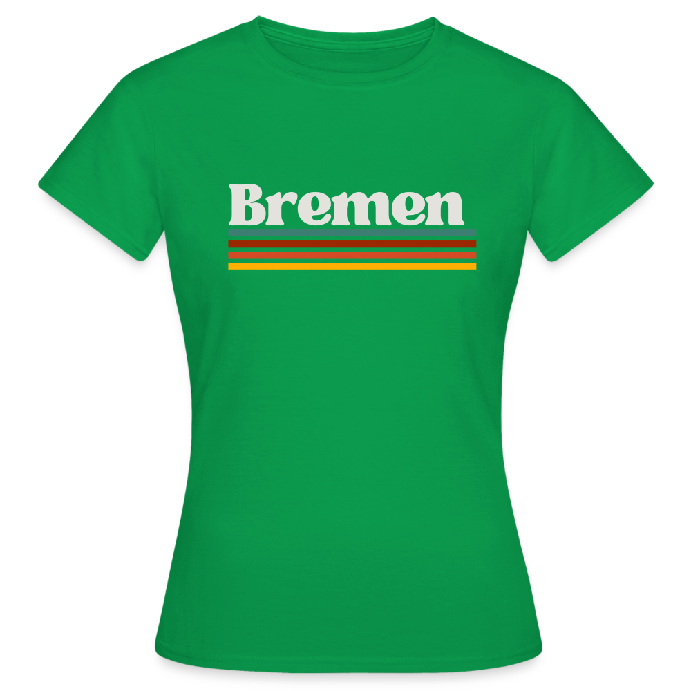 T-Shirt Ladies Bremen "Retro" - Kelly Green