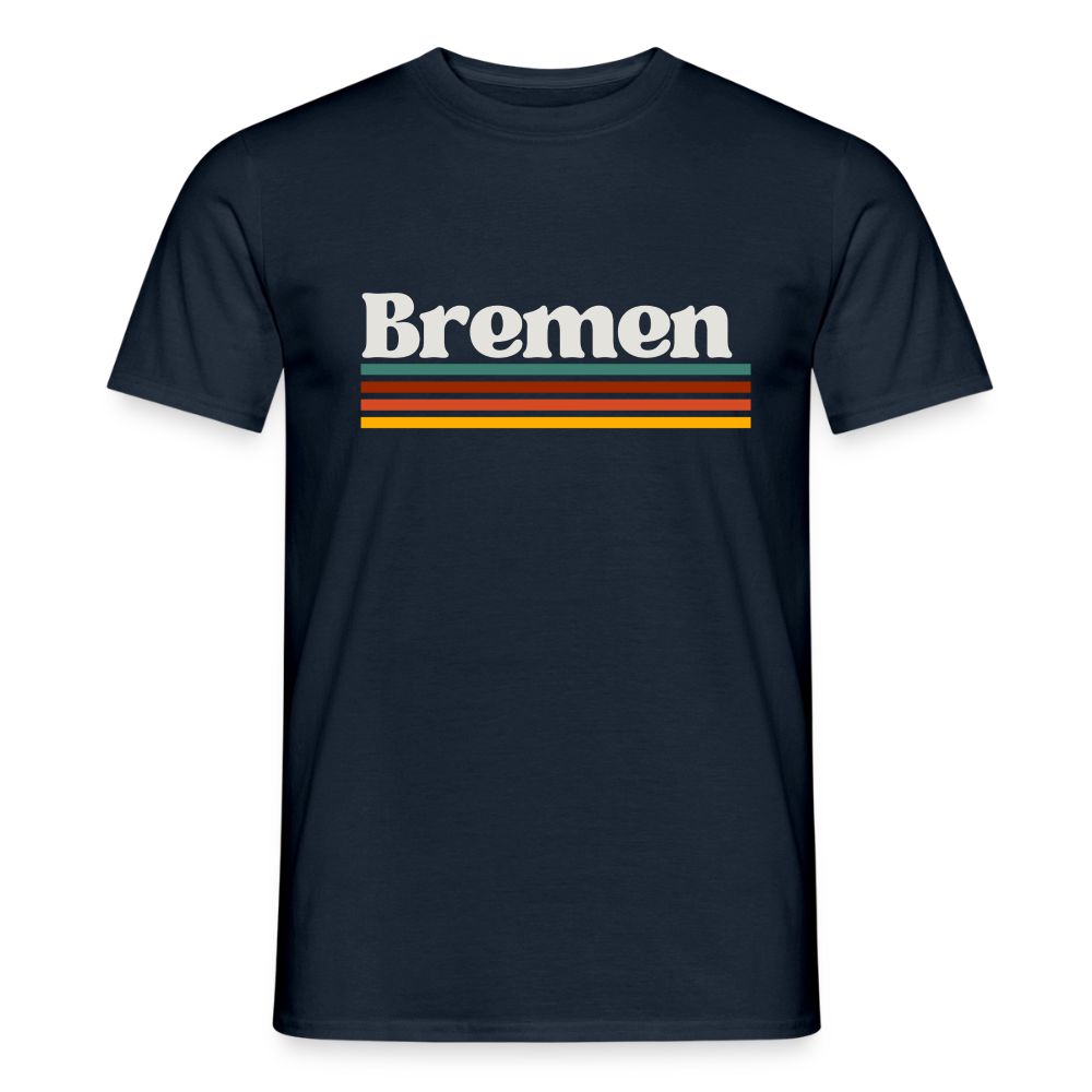 T-Shirt Bremen "Retro" - Navy