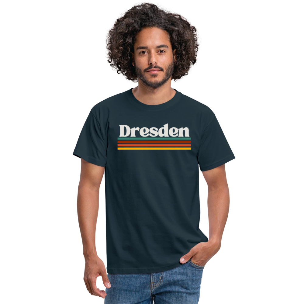 T-Shirt Dresden "Retro" - Navy